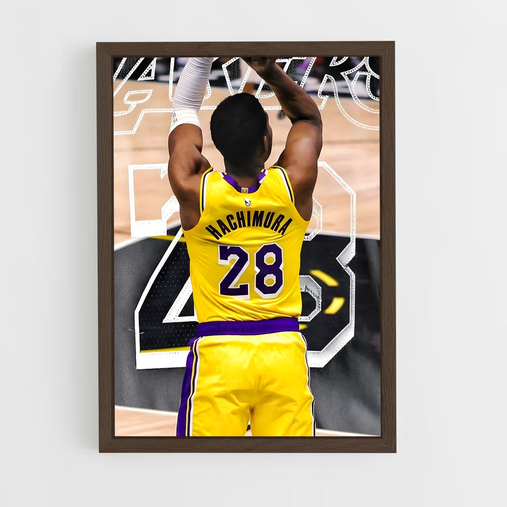 ap-rui hachimura-2 cadre Bois foncé