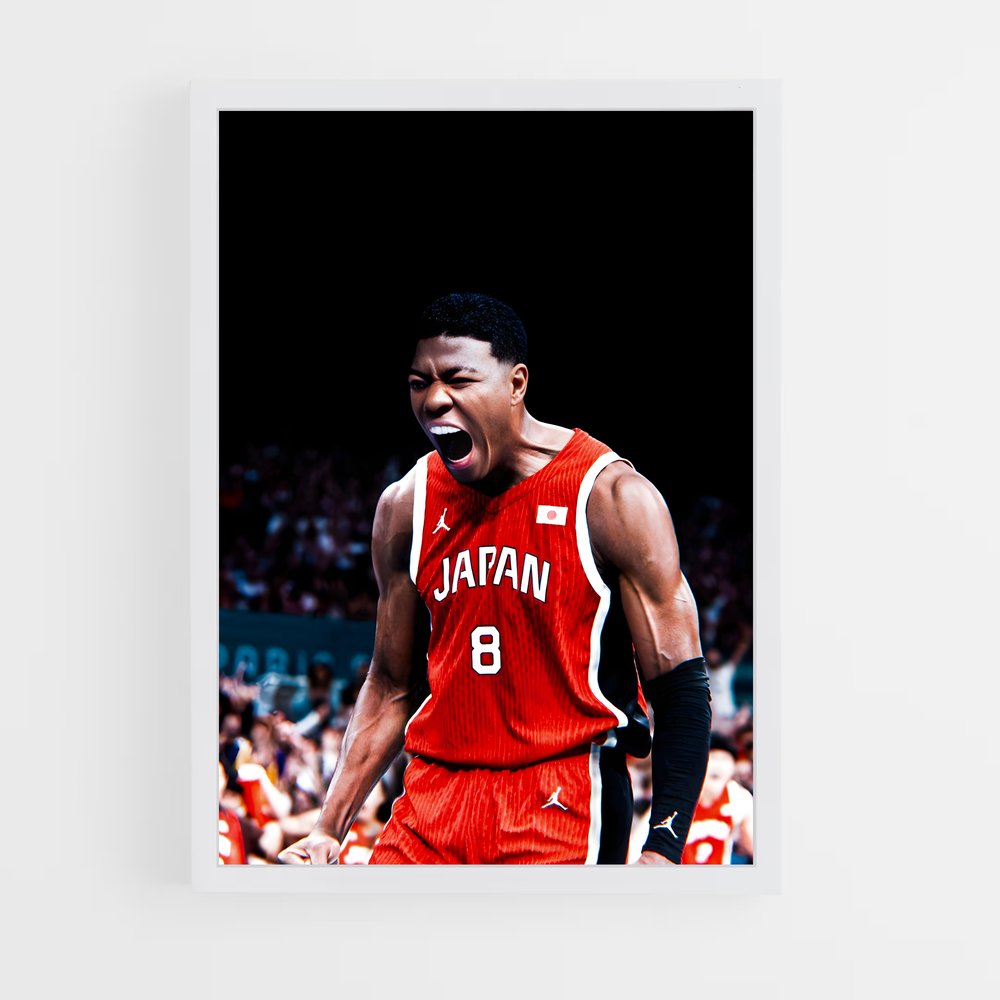 ap-rui hachimura-5 cadre Blanc
