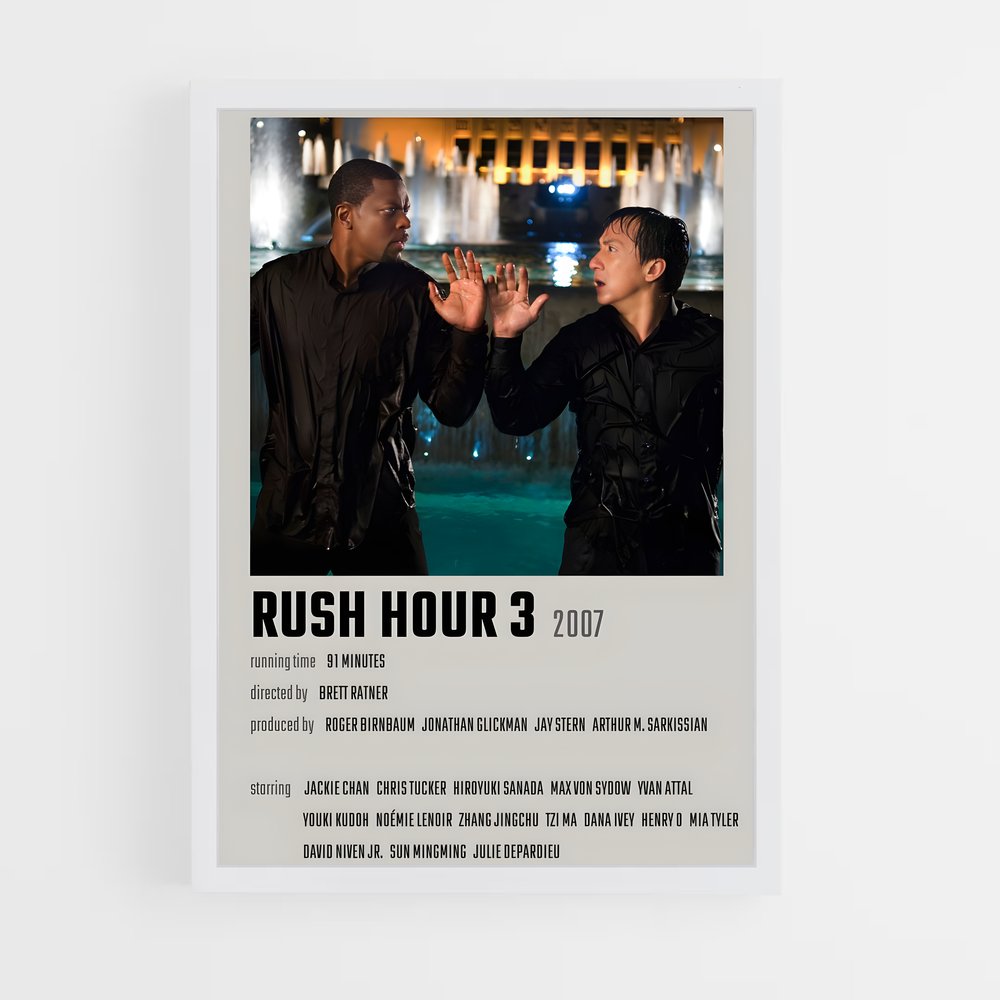 ap-rush hour-4 cadre Blanc