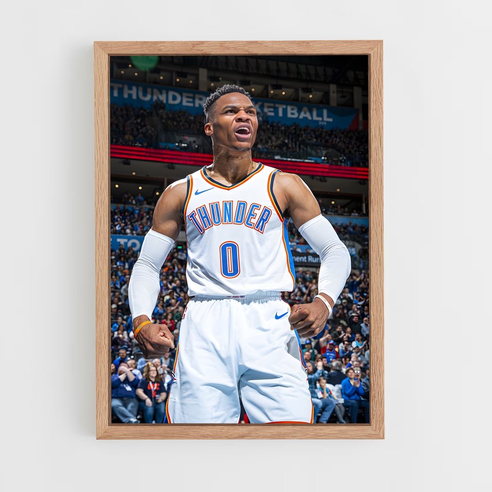ap-russell westbrook-3 cadre Bois clair