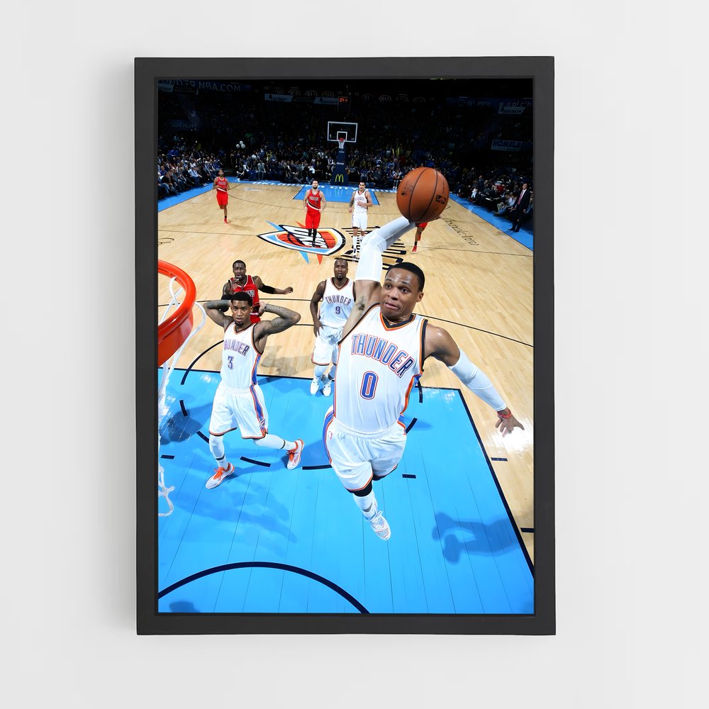 ap-russell westbrook-5 cadre Noir
