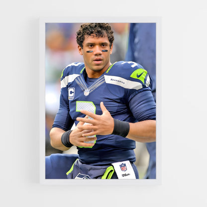 ap-russell wilson-1 cadre Blanc
