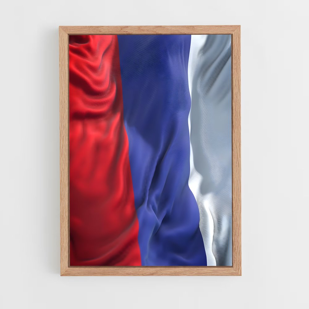 ap-russia flag-2 cadre Bois clair
