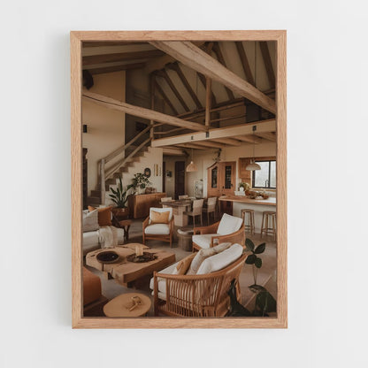 ap-rustic-15 cadre Bois clair