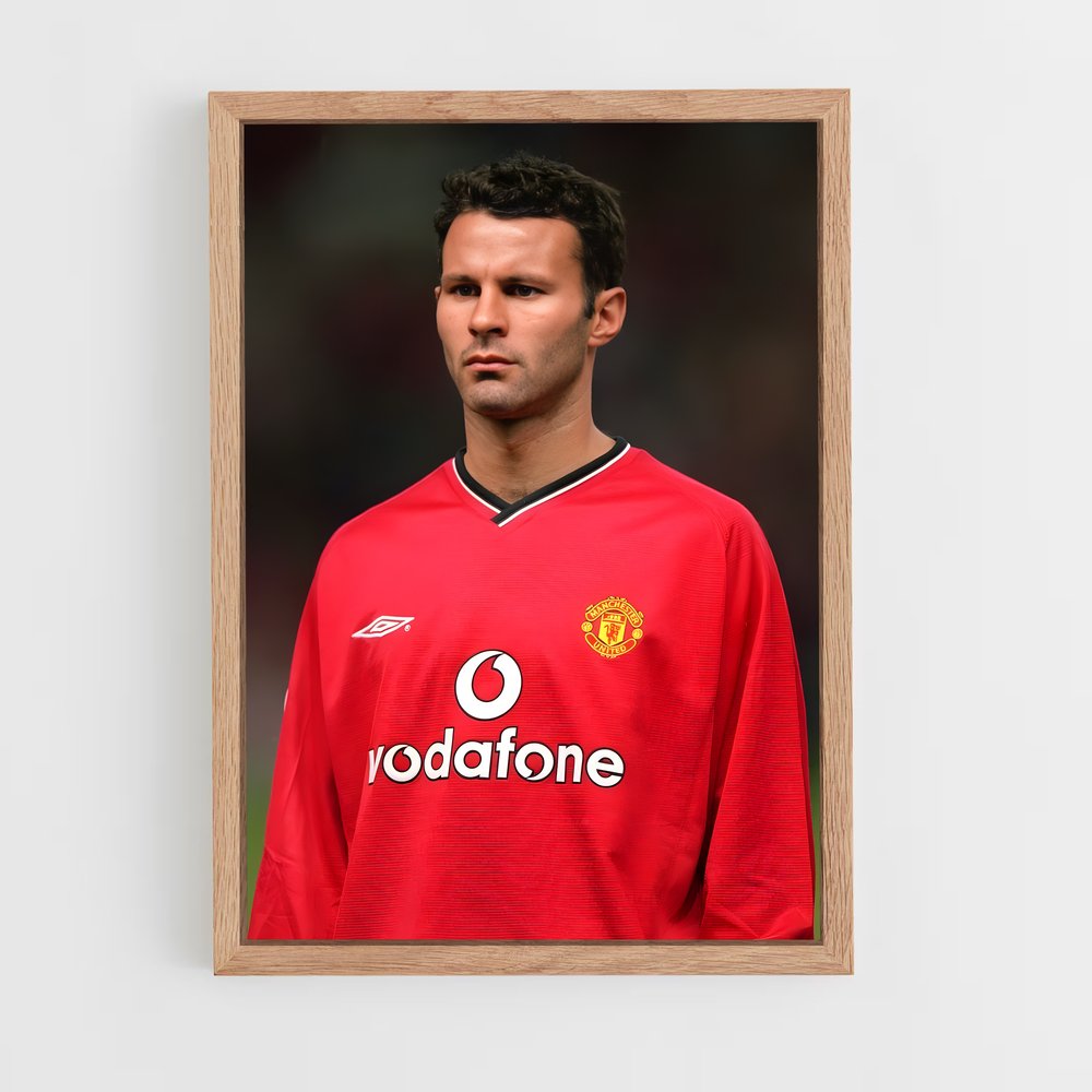 ap-ryan giggs-4 cadre Bois clair