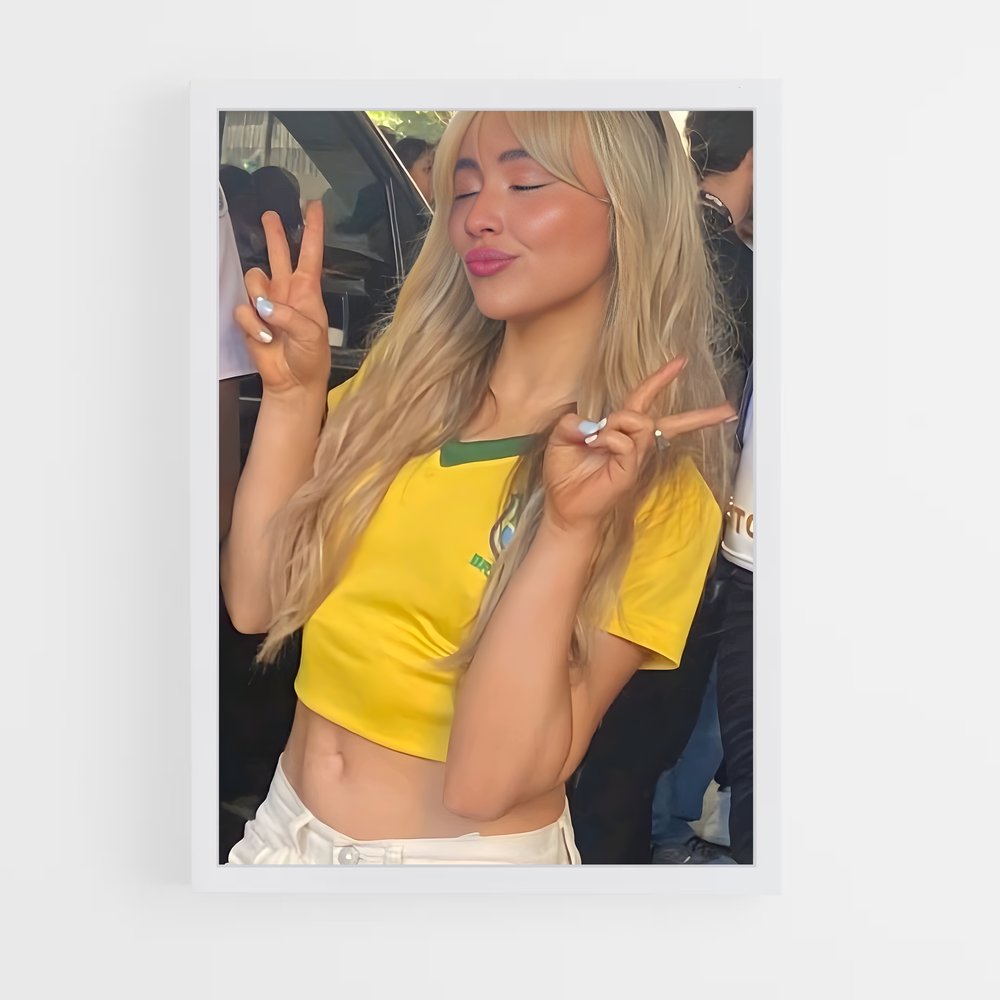 ap-sabrina carpenter-2 cadre Blanc