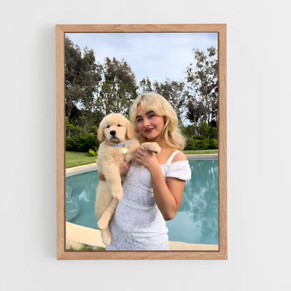 ap-sabrina carpenter-6 cadre Bois clair