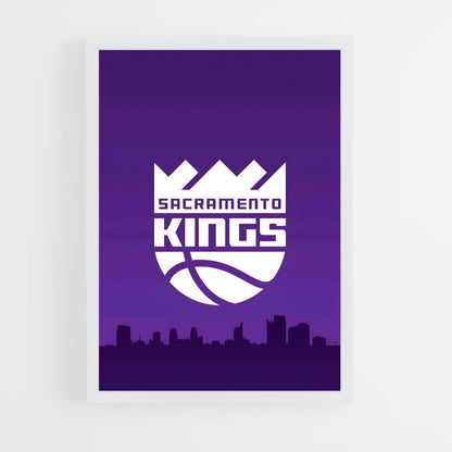 ap-sacramento kings-16 cadre Blanc