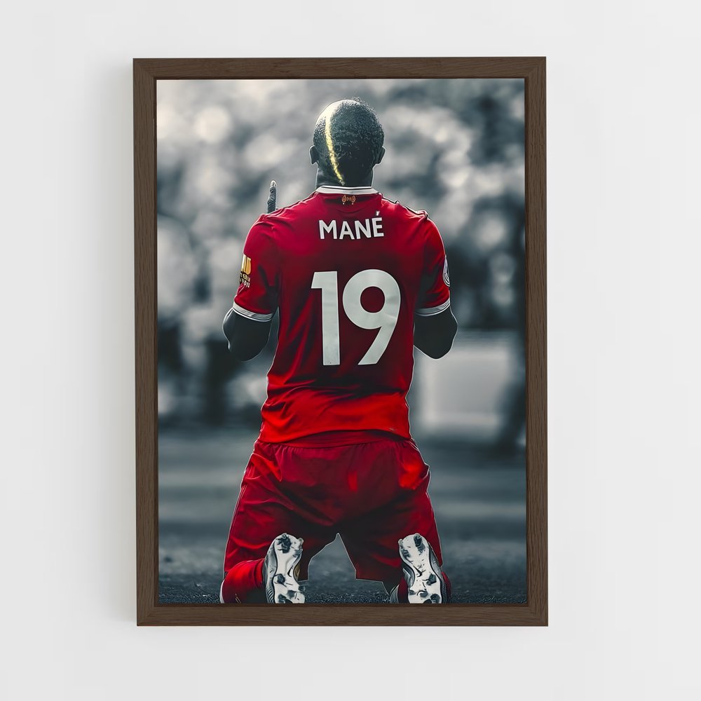 ap-sadio mane-11 cadre Bois foncé