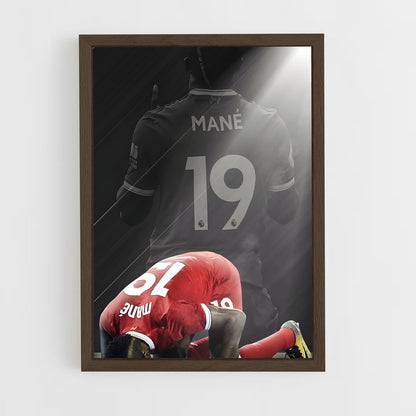 ap-sadio mane-13 cadre Bois foncé