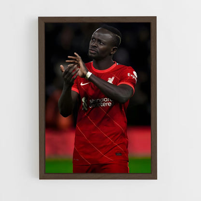 ap-sadio mane-14 cadre Bois foncé