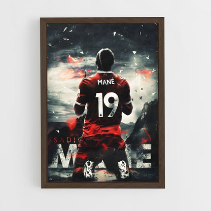 ap-sadio mane-3 cadre Bois foncé