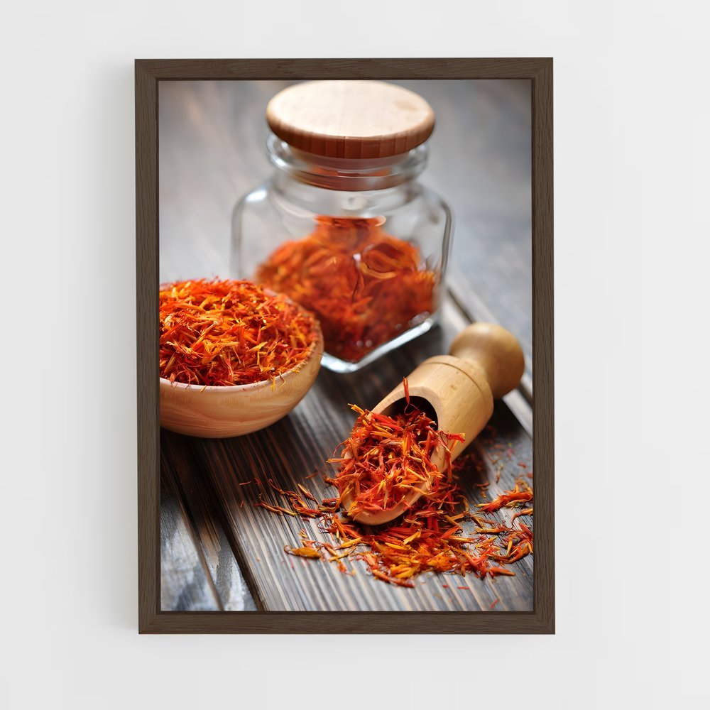 ap-saffron-5 cadre Bois foncé