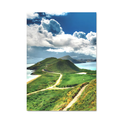 Poster Voyage à Saint-Kitts