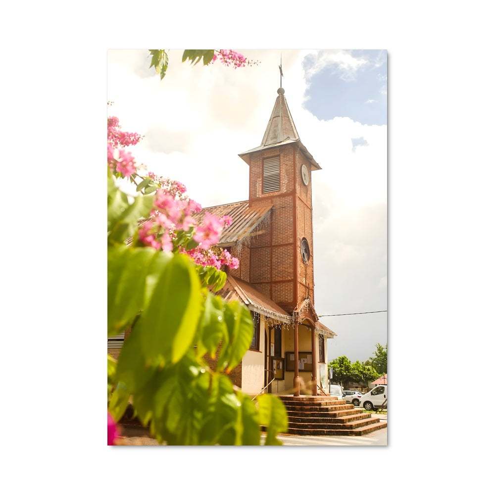 Poster Église Fleurie