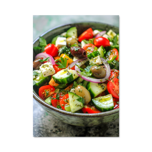 Poster Salade en Couleurs