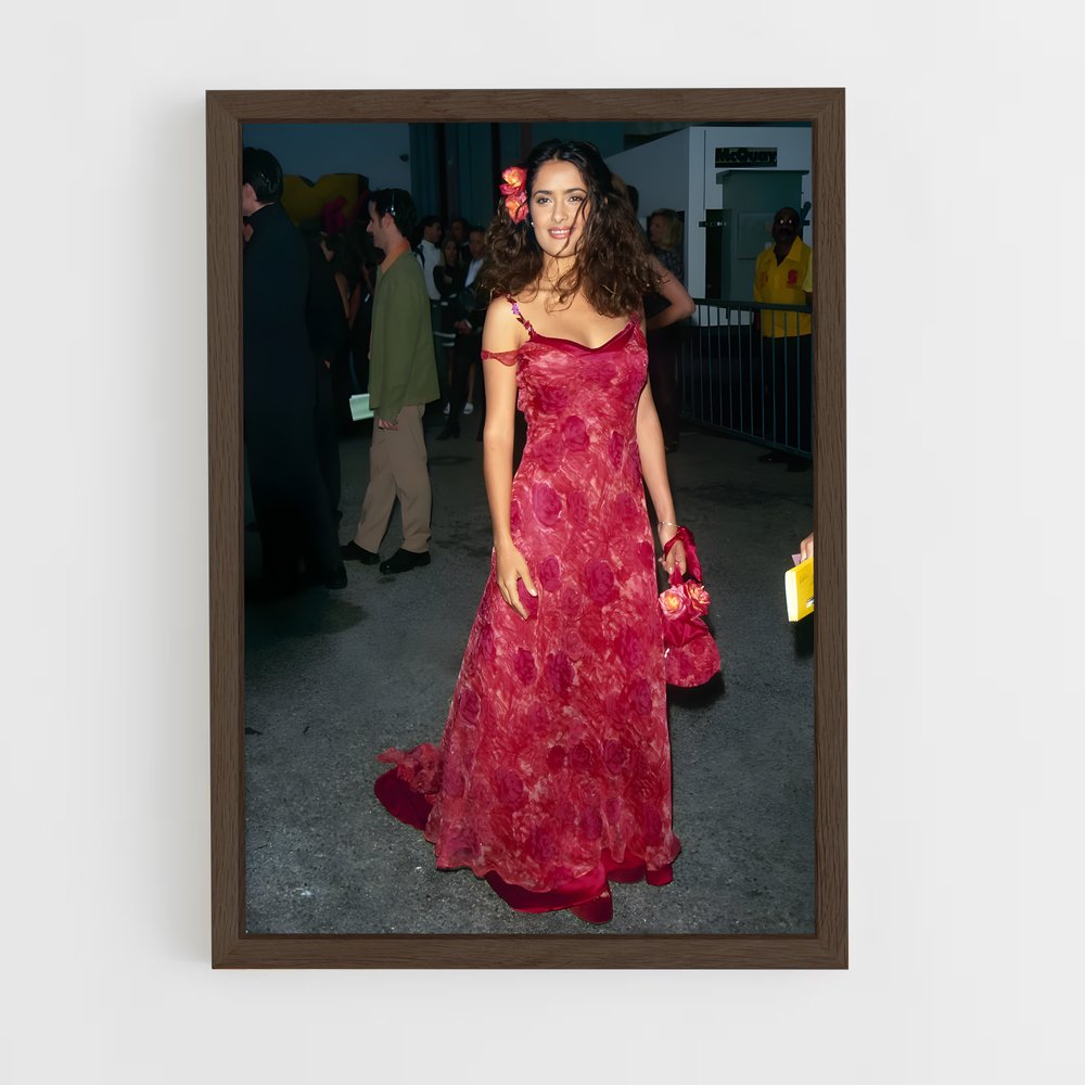 ap-salma hayek-4 cadre Bois foncé