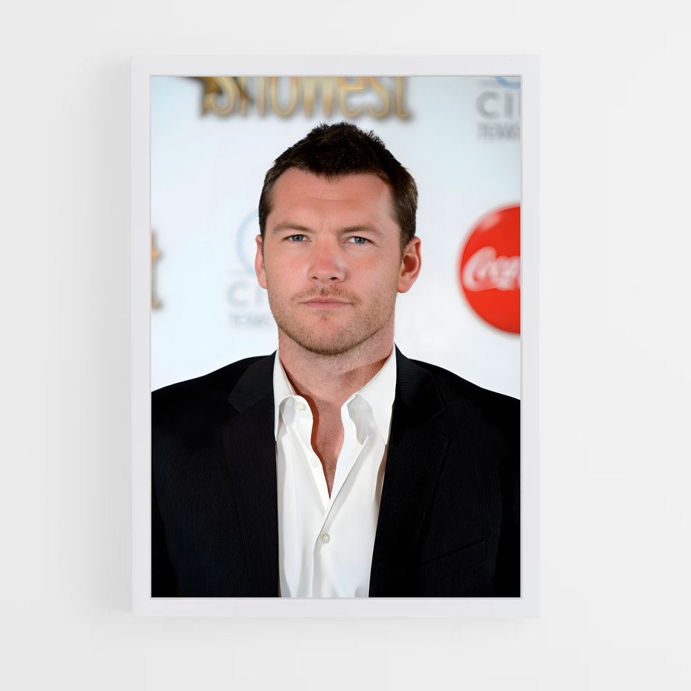 ap-sam worthington-2 cadre Blanc