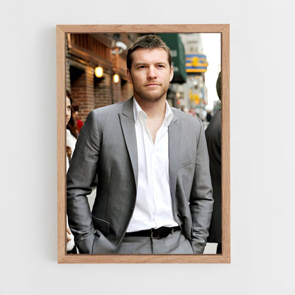 ap-sam worthington-3 cadre Bois clair