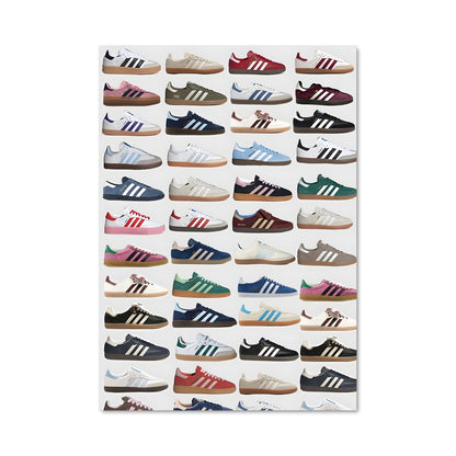 Poster Sneakers en Folie