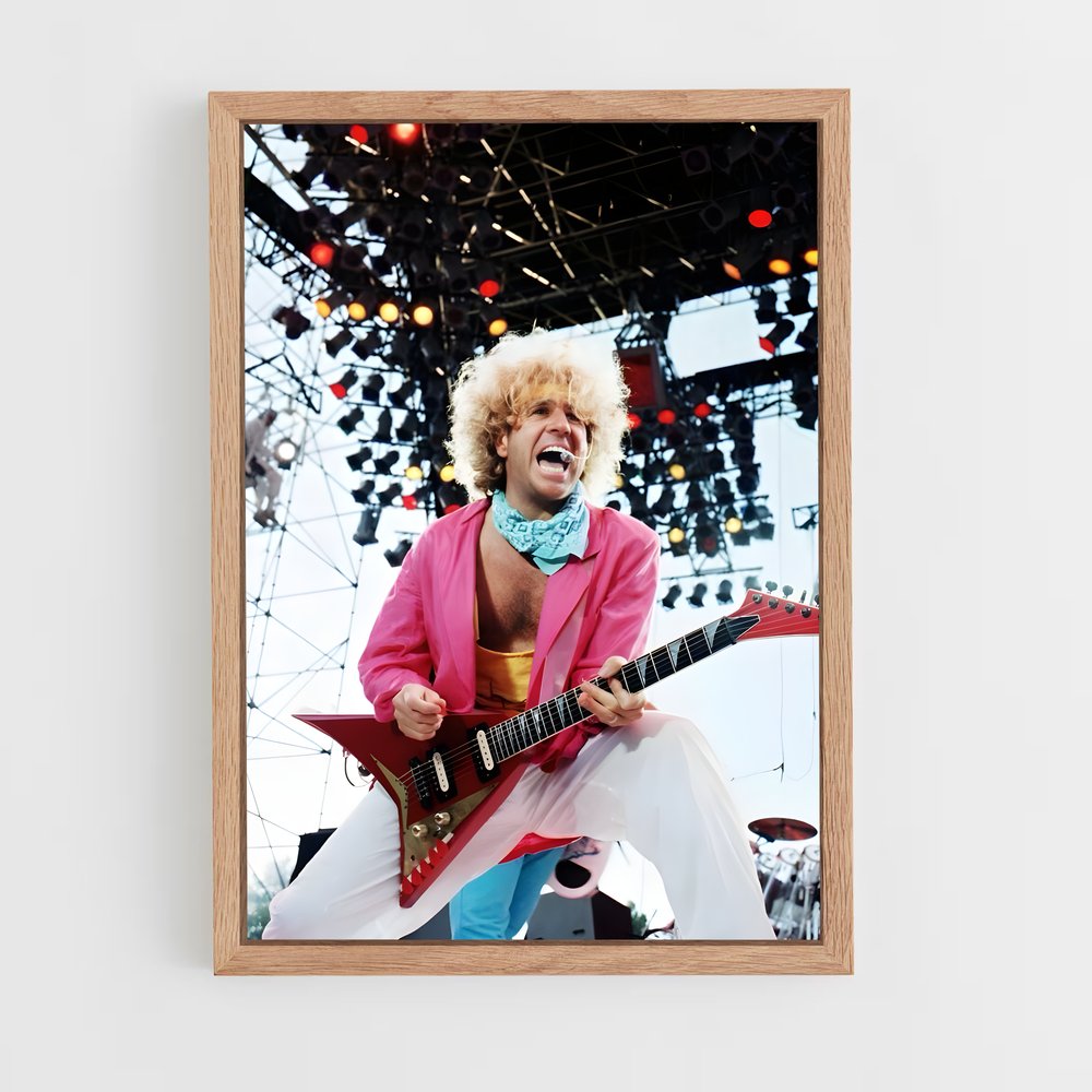 ap-sammy hagar-1 cadre Bois clair