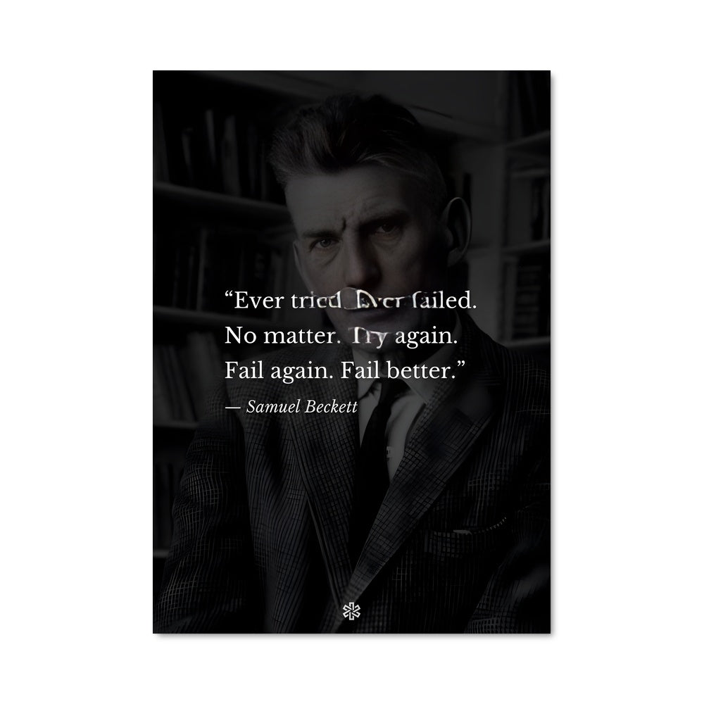 Poster Samuel beckett 13401