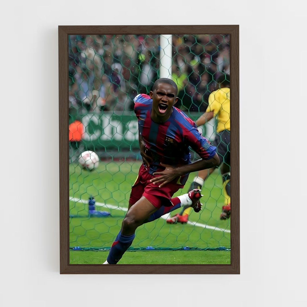 ap-samuel eto'o-5 cadre Bois foncé