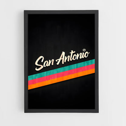 ap-san antonio spurs-1 cadre Noir