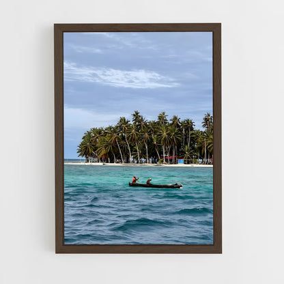 ap-san blas islands-3 cadre Bois foncé