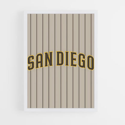 ap-san diego padres-11 cadre Blanc