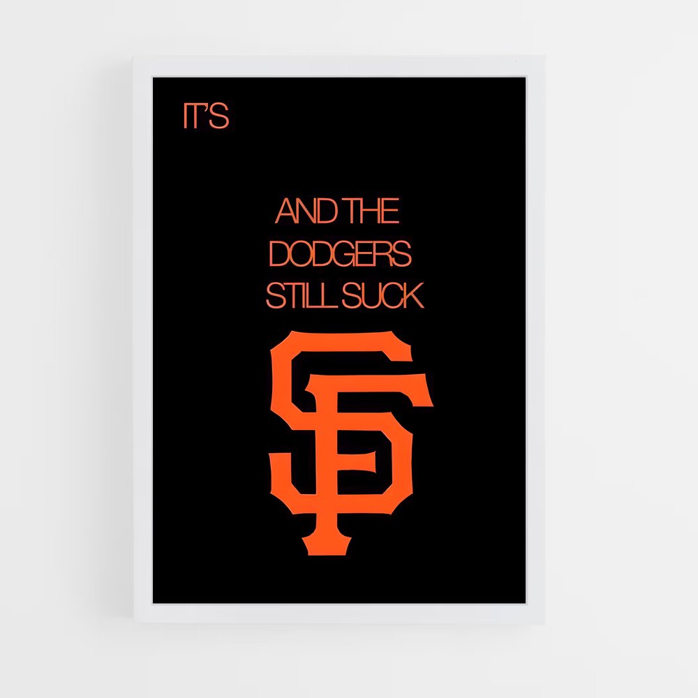 ap-san francisco giants-5 cadre Blanc
