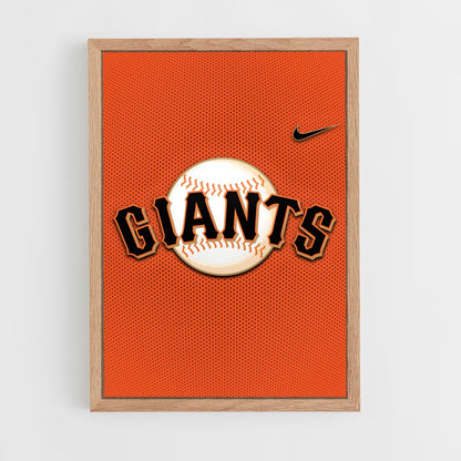 ap-san francisco giants-7 cadre Bois clair