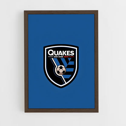 ap-san jose earthquakes-1 cadre Bois foncé