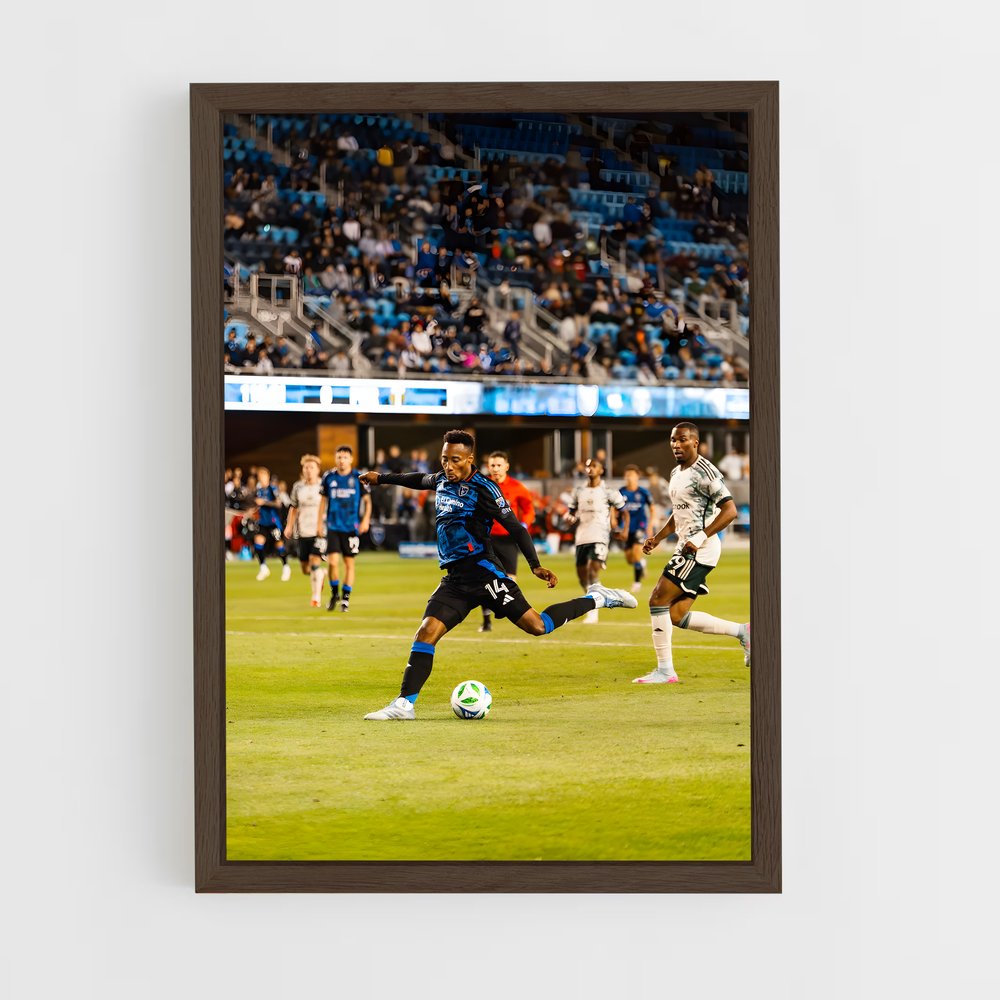 ap-san jose earthquakes-2 cadre Bois foncé