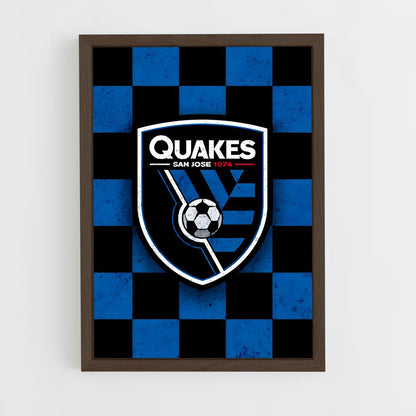 ap-san jose earthquakes-3 cadre Bois foncé