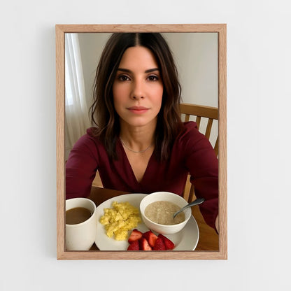 ap-sandra bullock-2 cadre Bois clair