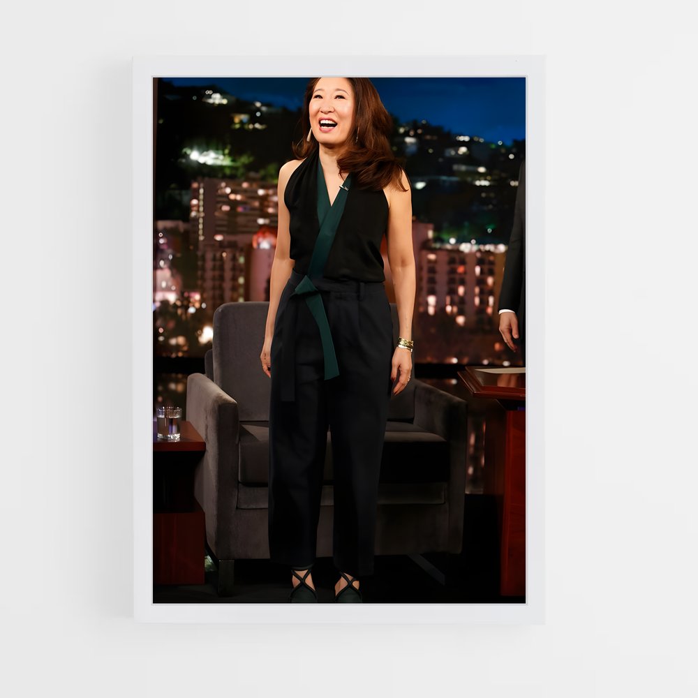 ap-sandra oh-5 cadre Blanc