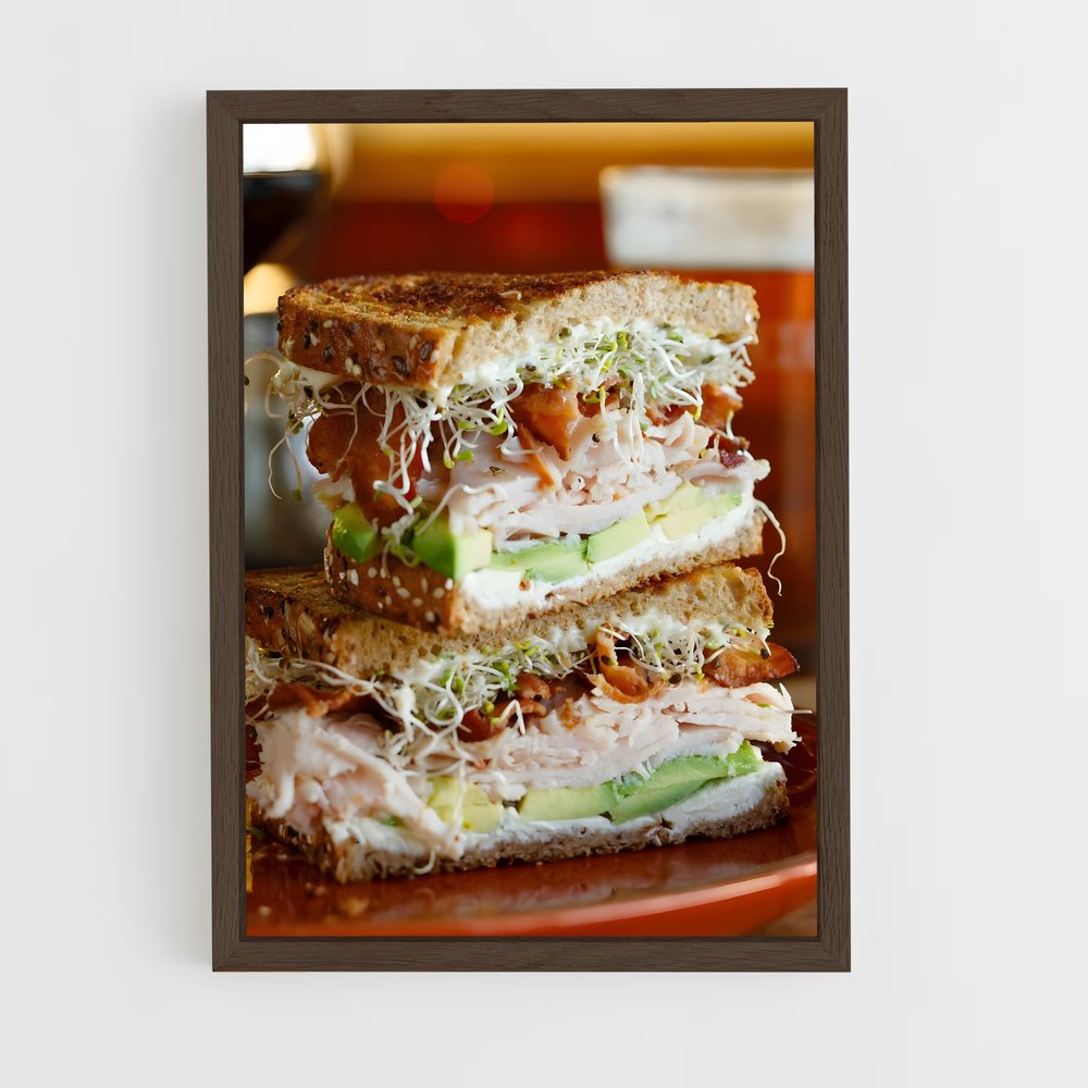 ap-sandwich-4 cadre Bois foncé