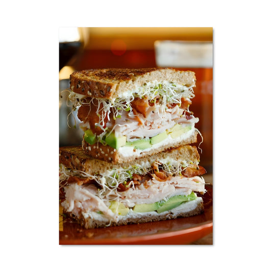 Poster Poulet Avocat