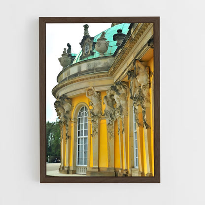 ap-sanssouci palace-5 cadre Bois foncé