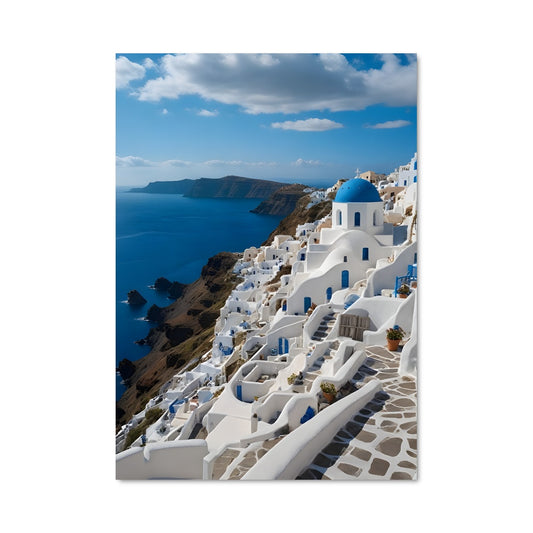 Poster Évasion à Santorin