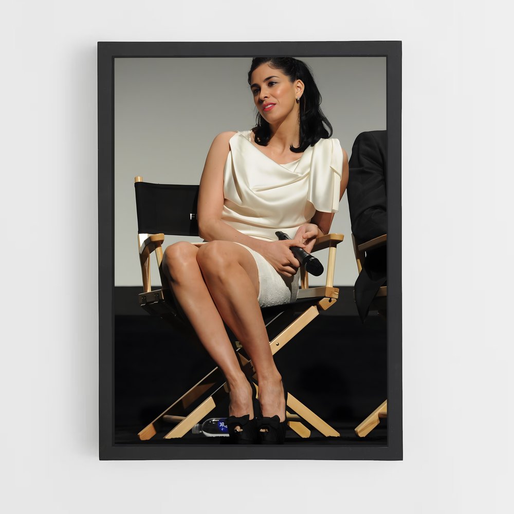 ap-sarah silverman-9 cadre Noir