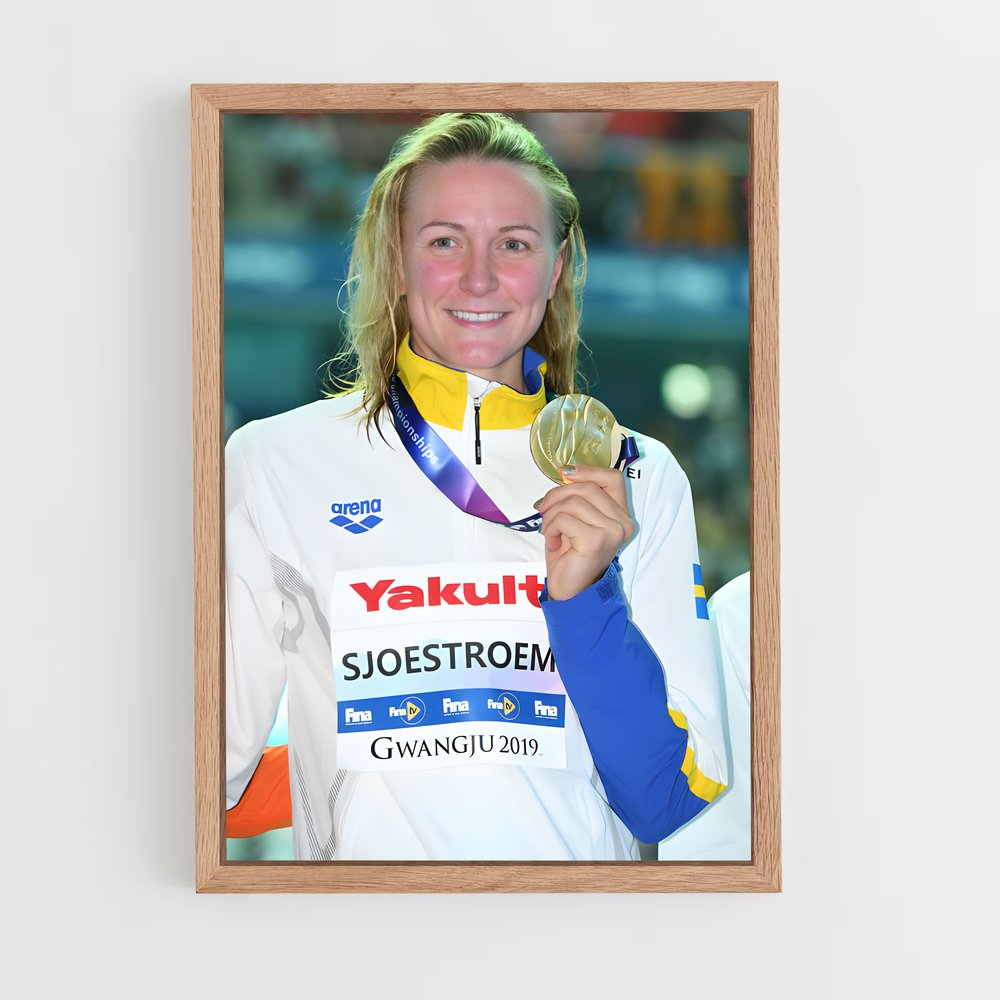 ap-sarah sjostrom-1 cadre Bois clair