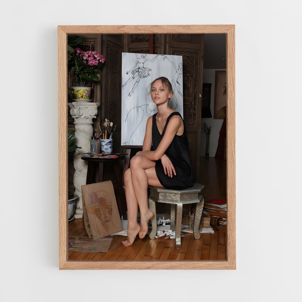 ap-sasha pivovarova-7 cadre Bois clair