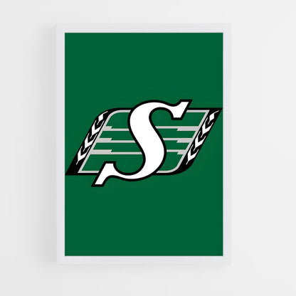ap-saskatchewan roughriders-5 cadre Blanc