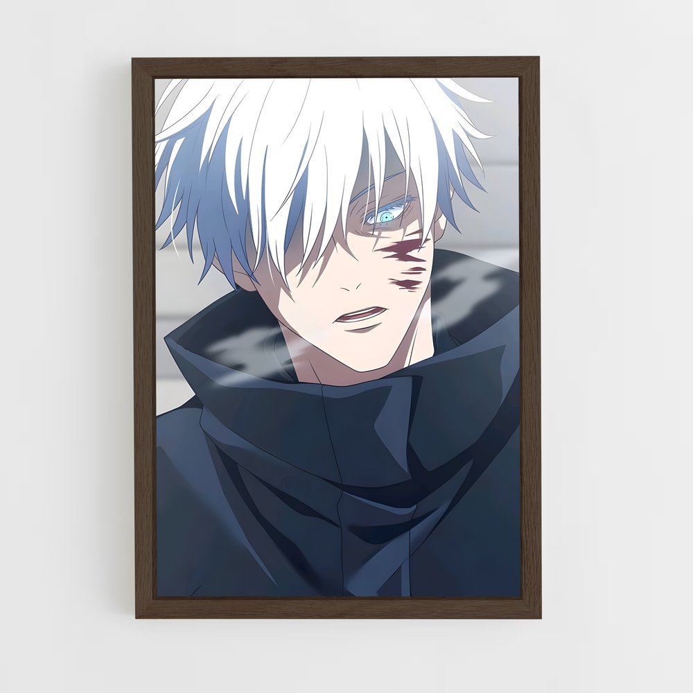ap-satoru gojo-6 cadre Bois foncé