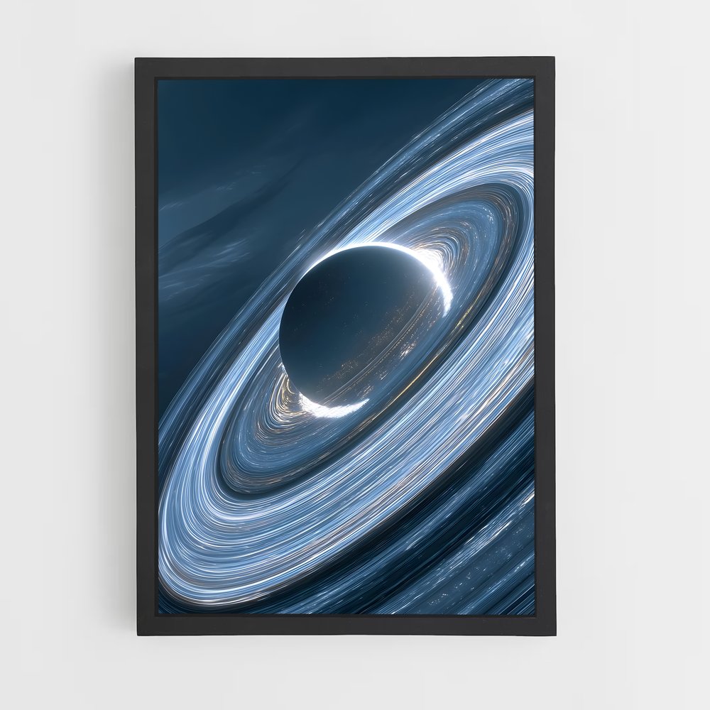 ap-saturn rings-1 cadre Noir