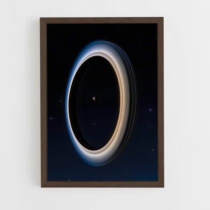 ap-saturn rings-5 cadre Bois foncé