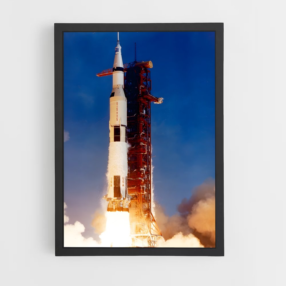 ap-saturn v-1 cadre Noir