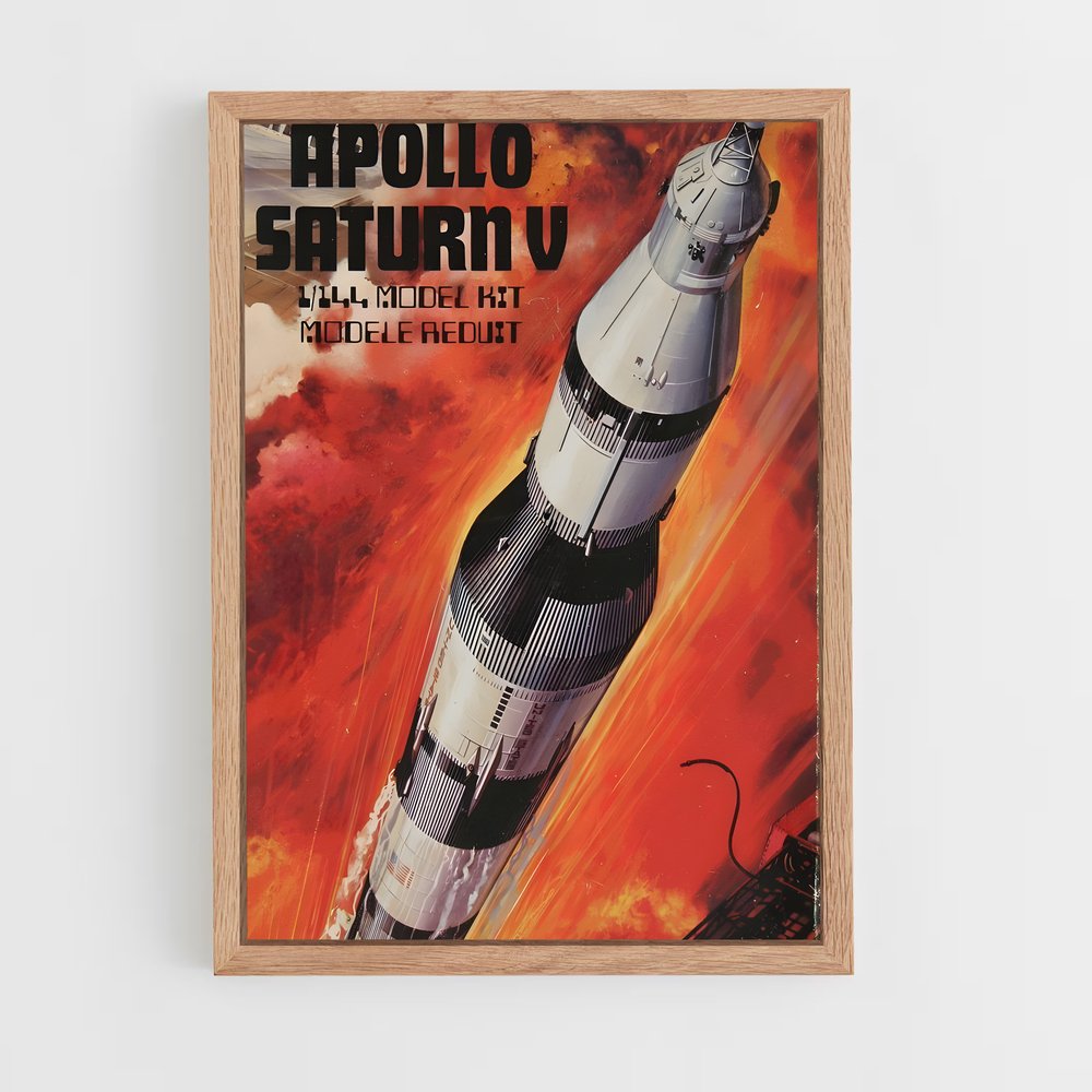 ap-saturn v-2 cadre Bois clair